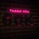 Thank You 60 K Followers. 60,000 Followers Realistic Neon Sign On The Brick Wall Animation - VideoHive Item for Sale