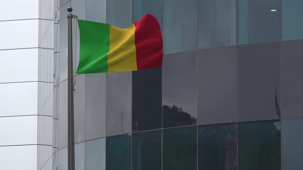 Mali Flag Background 4K