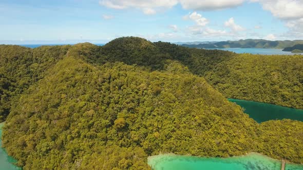 Blue Lagoon with Islands