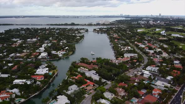 Sunset Islands Miami Beach upscale residential homes