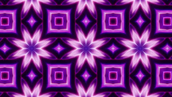 Purple Kaleidoscope Loop 4K 11