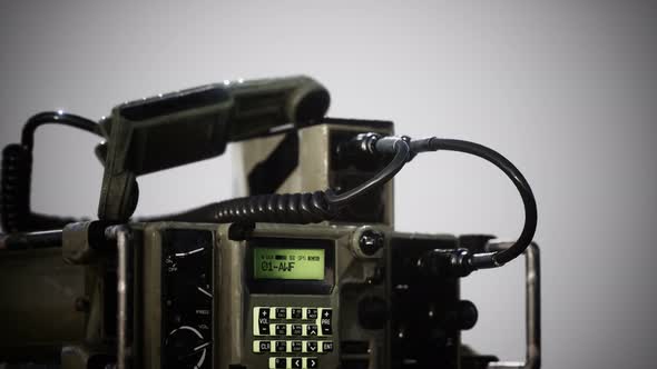 Military Radio Communication Control Panel