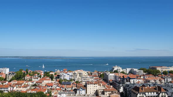 Observatory view from Arcachon Belvedere Timelapse