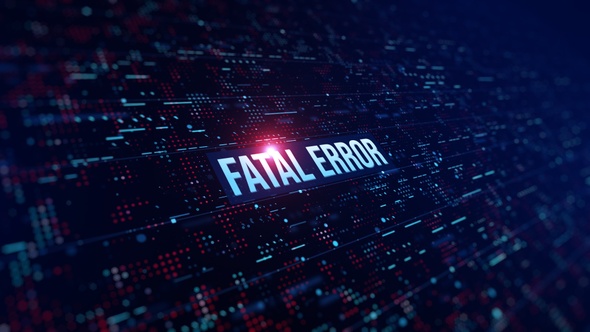 Fatal Error Digital Background