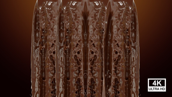 Chocolate Splash Curtain