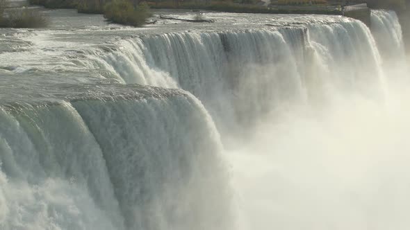 Mist at the waterfall