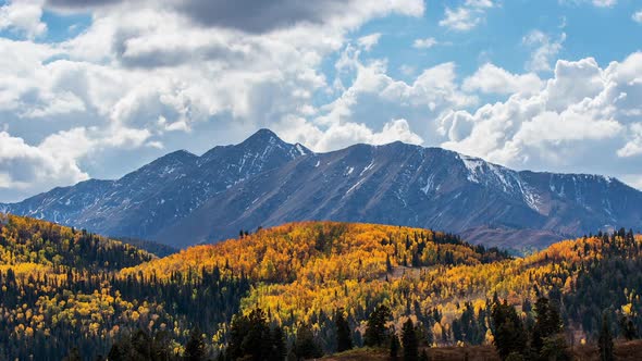 Time lapse of Mount Nebo during Fall