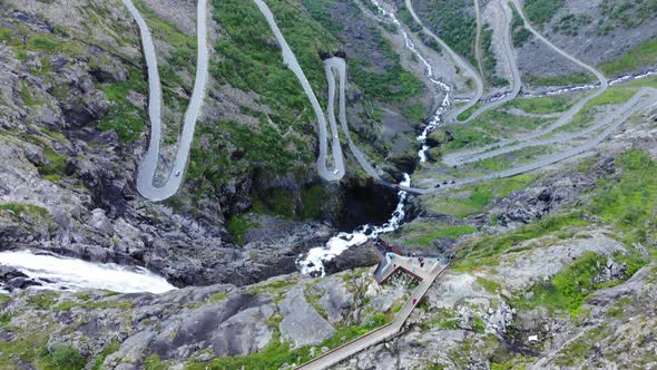 Trollstigen Mountain Road in Norway