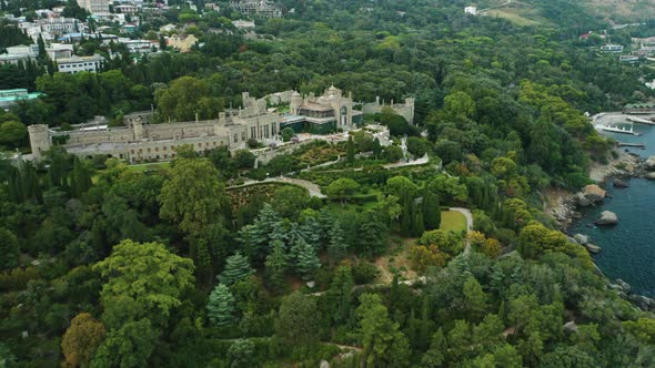Vorontsov Palace in Alupka Crimea