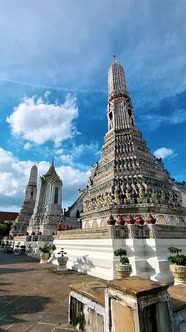 Wat Arun The Temple of Dawn Landmark of Bangkok Thailand