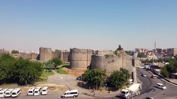 Diyarbakir Fortress a Historical Fortress in Sur Diyarbakir Turkey