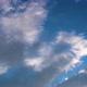 Cloudy Blue Sky Fast Motion - VideoHive Item for Sale