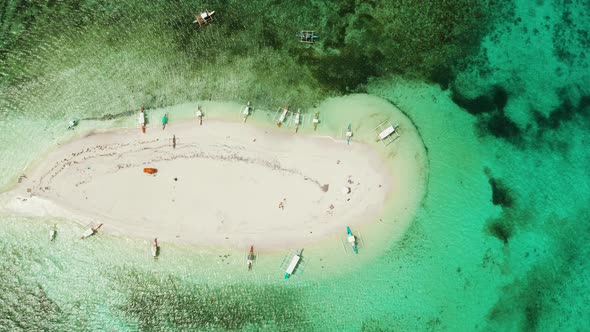 Tropical Island with Sandy Beach