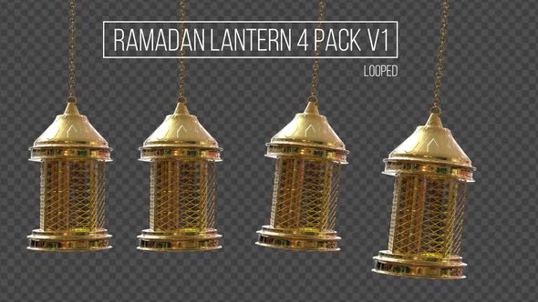 Ramadan Lantern 4 Pack V1 alt