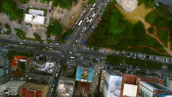 aerial view of Dar es Salaam, Tanzania