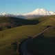 Aerial view of the  mountain peak  Elbrus - VideoHive Item for Sale