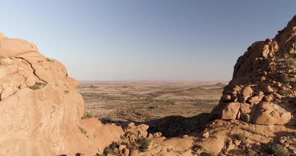 Spitzkoppe Mountains in Namibia. High Peaks rising out of the desert 3