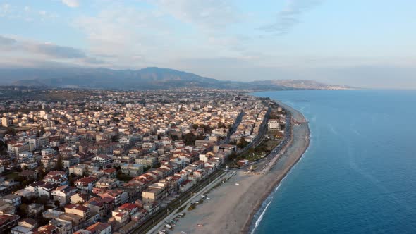 Siderno view in Calabria Region