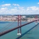 4K timelapse of 25 de Abril (April) Bridge in Lisbon - Portugal - UHD - VideoHive Item for Sale