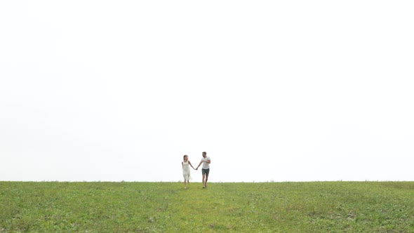 Couple in Love on Nature