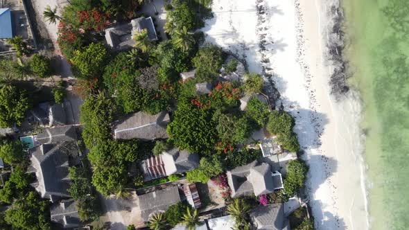 Houses on Zanzibar Island Tanzania Africa