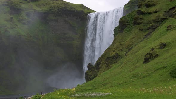 Skogafoss Waterfall in Southern Iceland