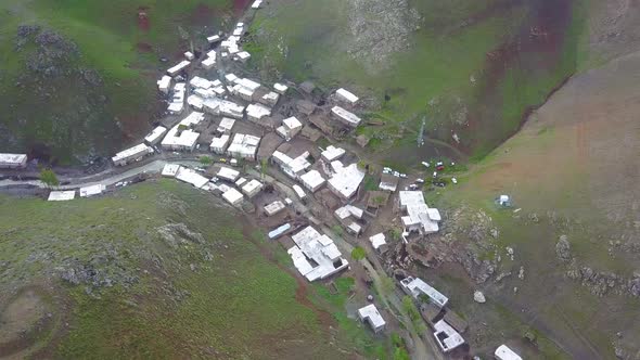 The village is in a valley between the hills. In different rural you can see different lifestyle.