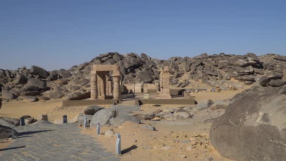 Kalabsha Temple on an island in Nubia next to Lake Nasser, Aswan, Egypt.