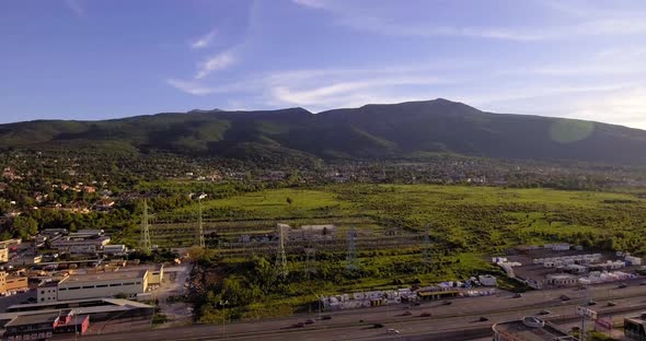 Sofia City Near The Mountain