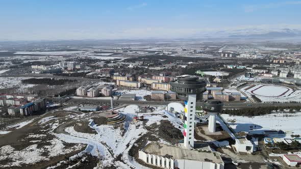 ski jumping towers