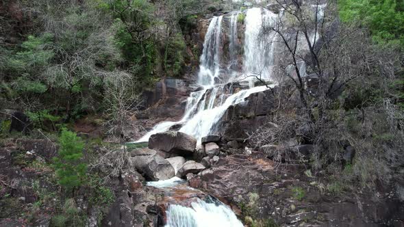 Nature Scene with Waterfall