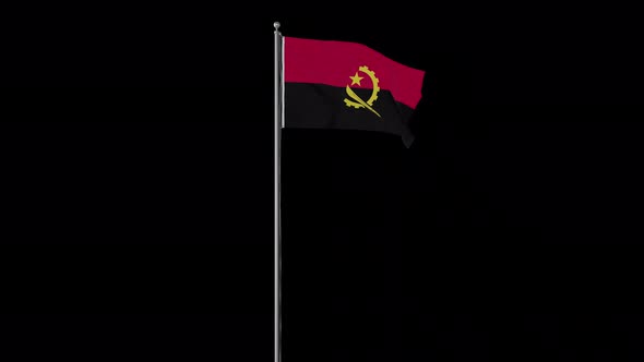 Angola Flag Pole Loops With Alpha