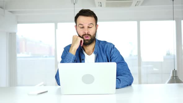 Sleeping Beard Man Need Holidays Tired at Work