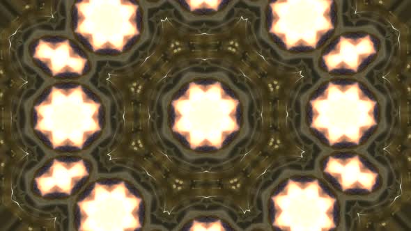 Abstract Animated Kaleidoscope Motion Background