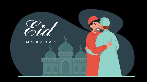 Eid Celebration Animation Scene 03