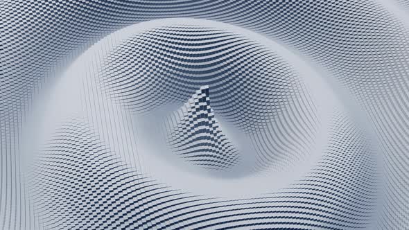 Abstract Pixel Animation of Abstract Waves