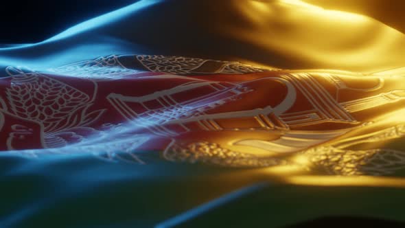 Afghanistan - Islamic Republic (2004-2021) Stylized Flag