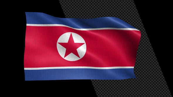 Korea North Flag