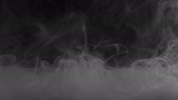 Slow Motion Shot of Atmospheric Smoke Abstract Background