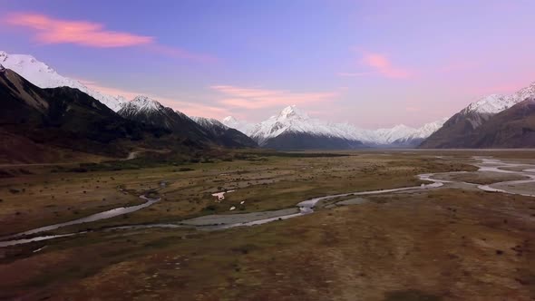 Mt Cook in New Zealand