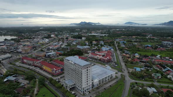 The Towns of Sarawak, Borneo, Malaysia