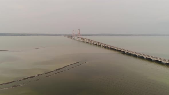 Suspension Cable Bridge in Surabaya