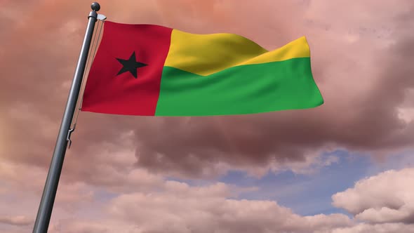 Guinea Bissau Flag 4K