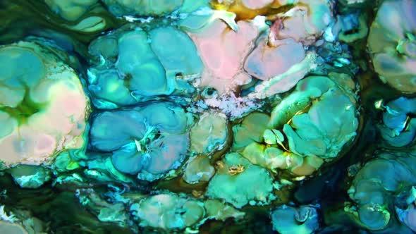 Psychedelic Galactic Paint Texture Background alt