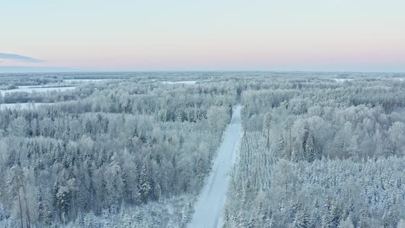 Aerial View of Winter