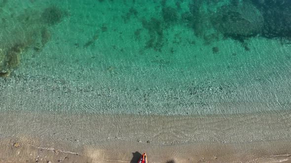 Small Beach Near the Fortress Alanya Turkey