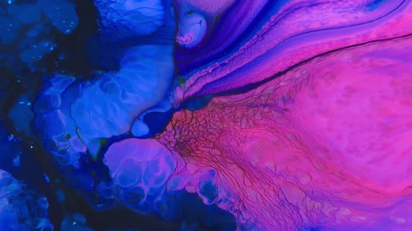 Psychedelic Cosmos Paint Texture 