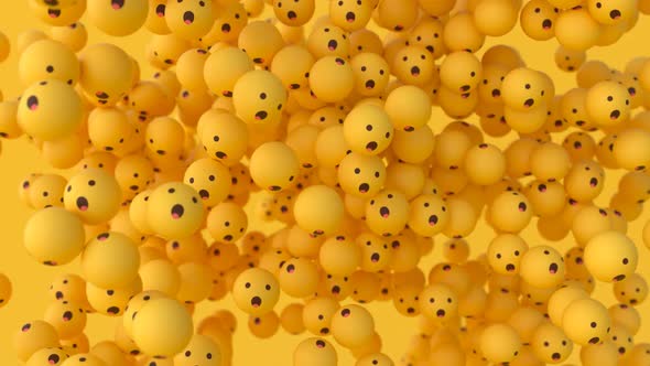 'Wow' Emoji Balls - Floating #1