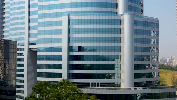 Corporate building offices at brazilian capital city. Sao Paulo Brazil