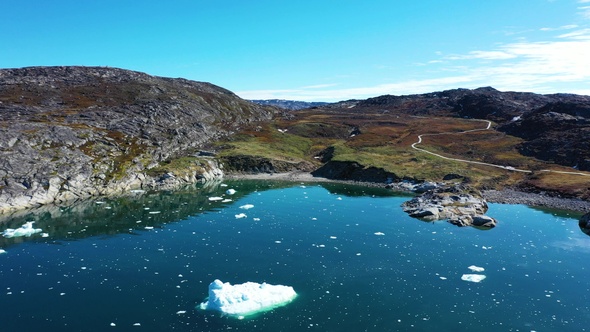 Antarctic Ocean Environment. Arctic Ice Nature Landscape of Global Warming and Climate Change